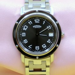 Hermes Clipper Stainless Steel Watch CL6.710