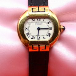 Cartier 18K YG Watch Water Resistant