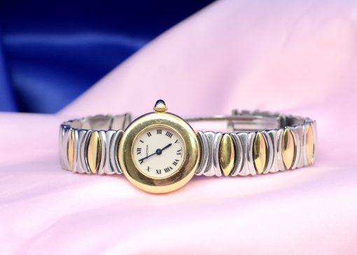 Cartier 18K Yellow Gold & SS Watch - Image 5