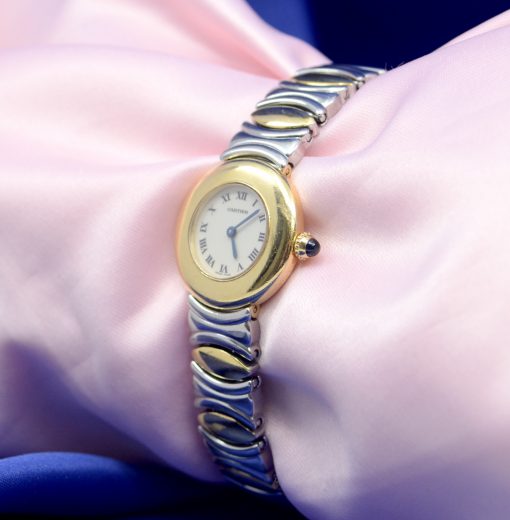 Cartier 18K Yellow Gold & SS Watch - Image 4
