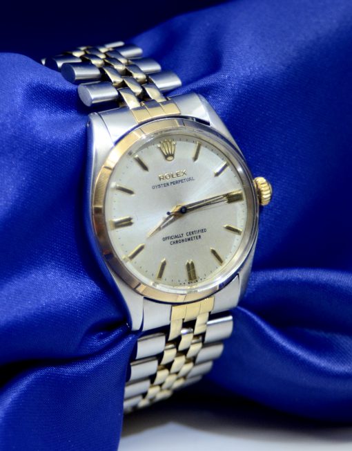 Rolex Men's Oyster Perpetual 14K Yellow Gold & SS Watch - Image 2