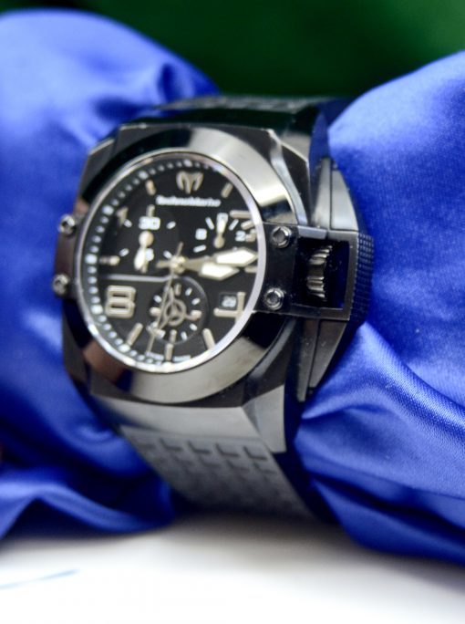 Sport TechnoMarine Men's watch Black Stainless Steel w/Date; 3 sub-dials - Image 7