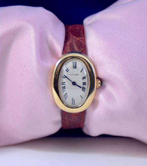 Cartier Baignoire Paris 18K Yellow Gold ladies watch - Image 2