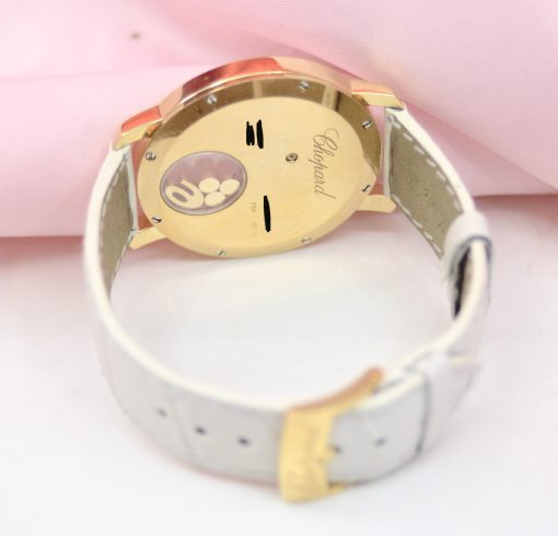 Chopard Happy Diamonds 18K Yellow Gold Watch w/Diamonds; floating diamonds 4176 - Image 6