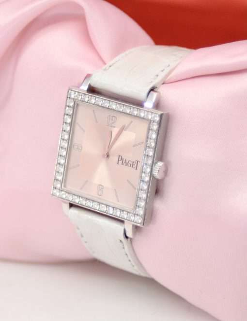 Piaget Altiplano 18K White Gold watch with Diamonds - Image 4