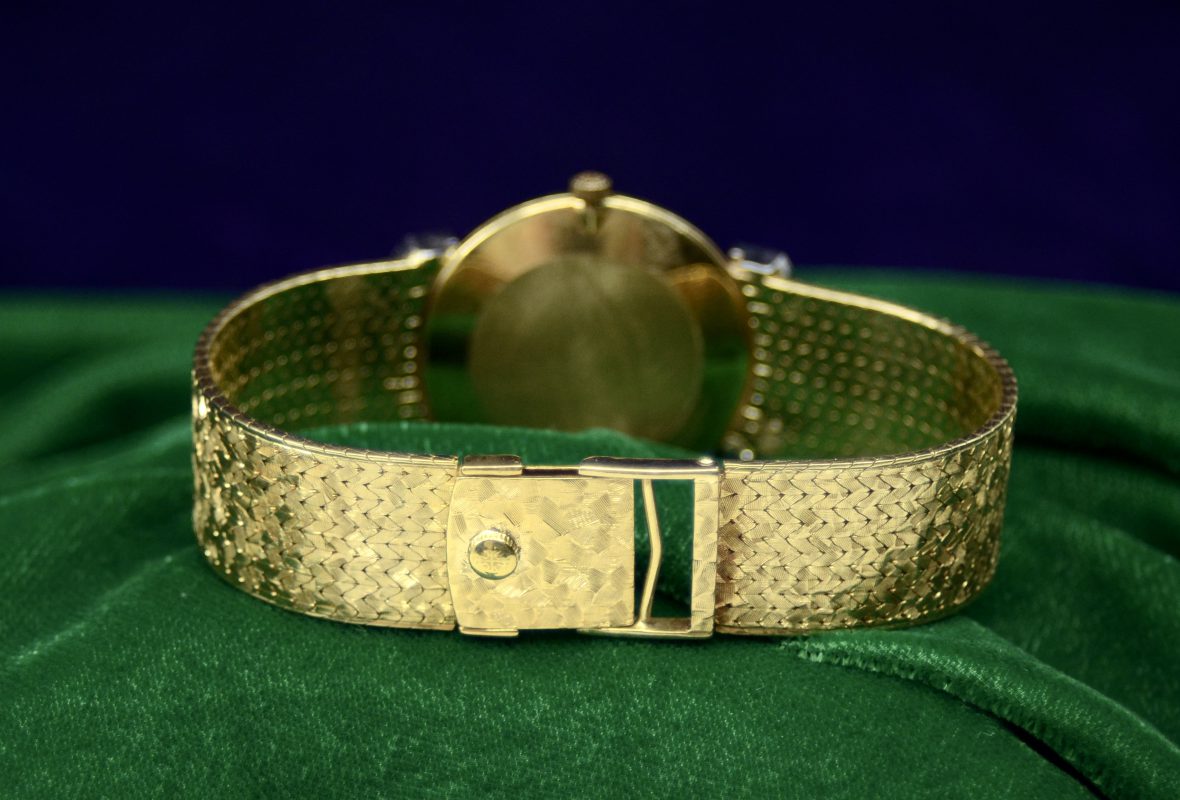 Patek Philippe Geneve 18K Yellow Gold WATCH w/Diamonds 74.2 GM – Top ...