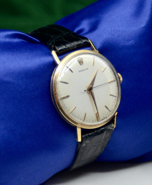 Vintage Men's Rolex 18K Rose Gold watch - Image 4