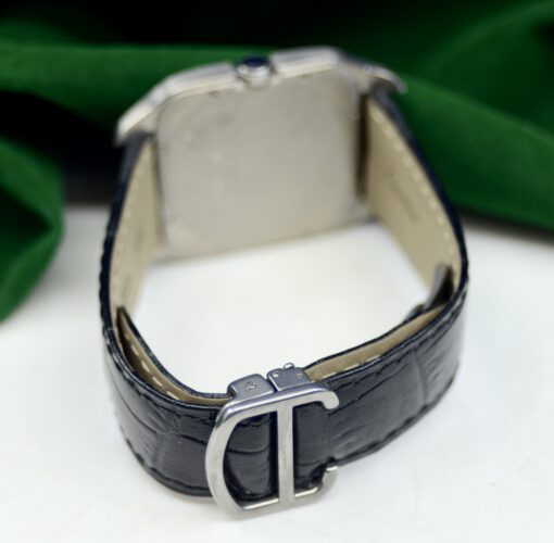 Cartier Santos Dumont watch in 18K White Gold Manual wind 35 mm - Image 6