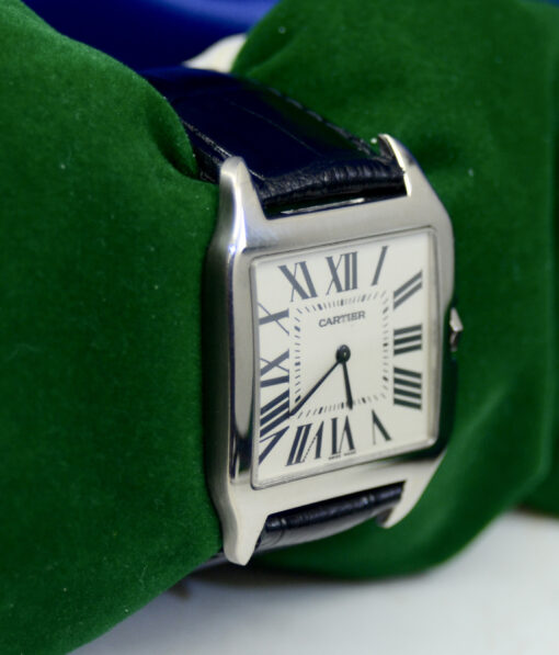 Cartier Santos Dumont watch in 18K White Gold Manual wind 35 mm - Image 3