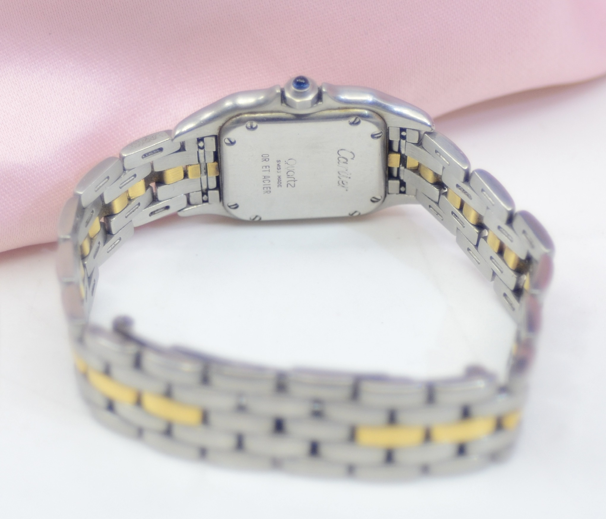 Cartier Panthere one line Stainless Steel & 18K Yellow Gold Watch - Image 6