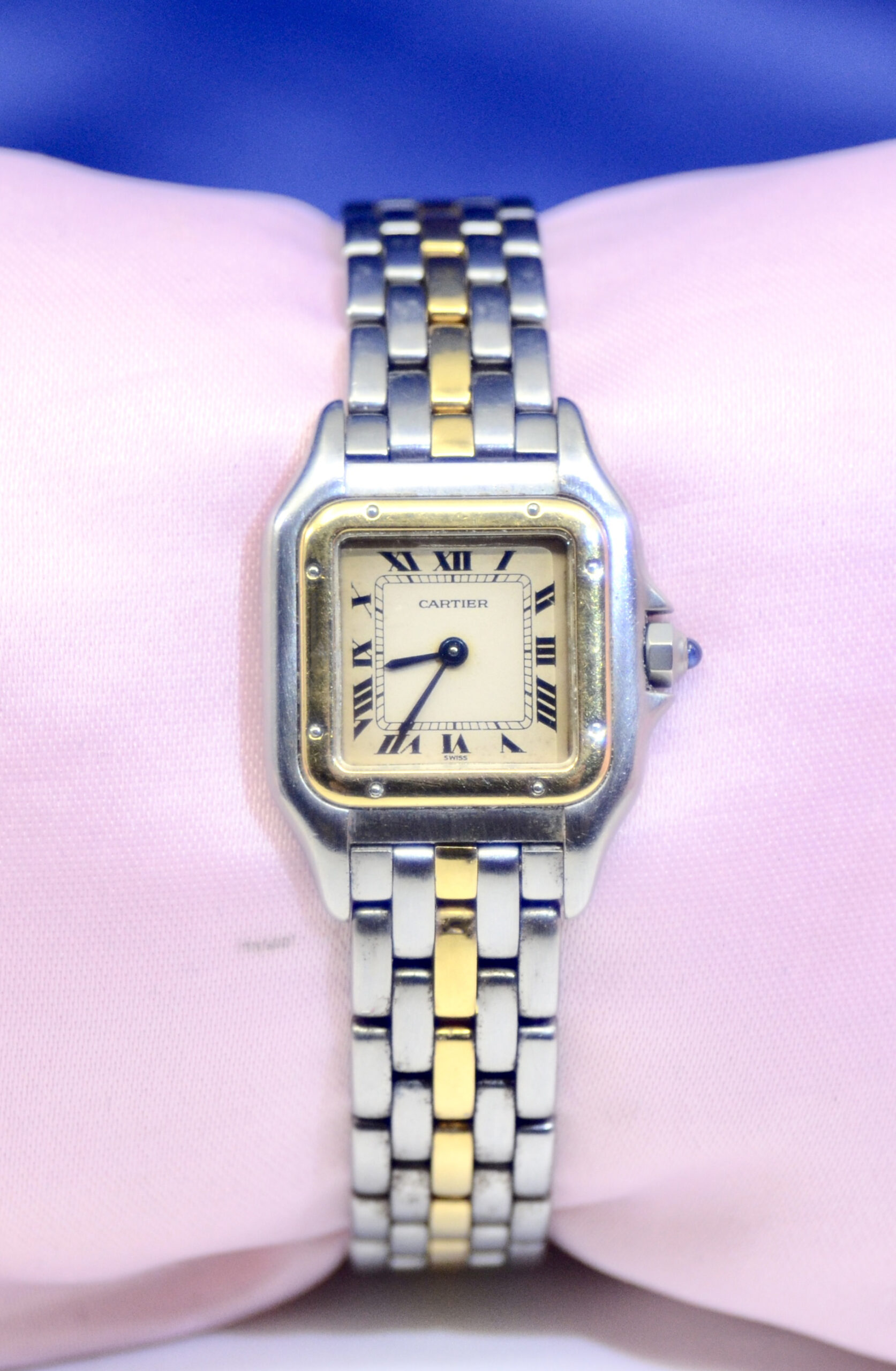 Cartier Panthere one line Stainless Steel & 18K Yellow Gold Watch