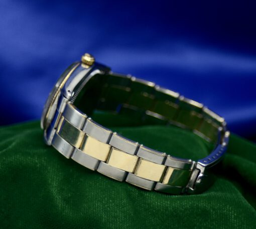 Men's Rolex Oyster Perpetual Stainless Steel & 14K Yellow Gold Watch 34mm Ref.1005 - Image 5