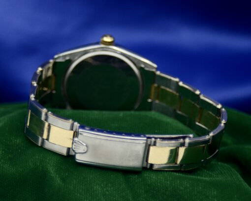 Men's Rolex Oyster Perpetual Stainless Steel & 14K Yellow Gold Watch 34mm Ref.1005 - Image 6