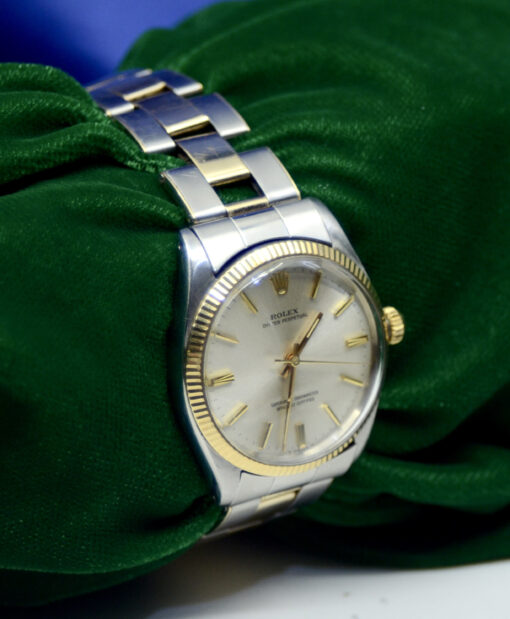 Men's Rolex Oyster Perpetual Stainless Steel & 14K Yellow Gold Watch 34mm Ref.1005 - Image 3