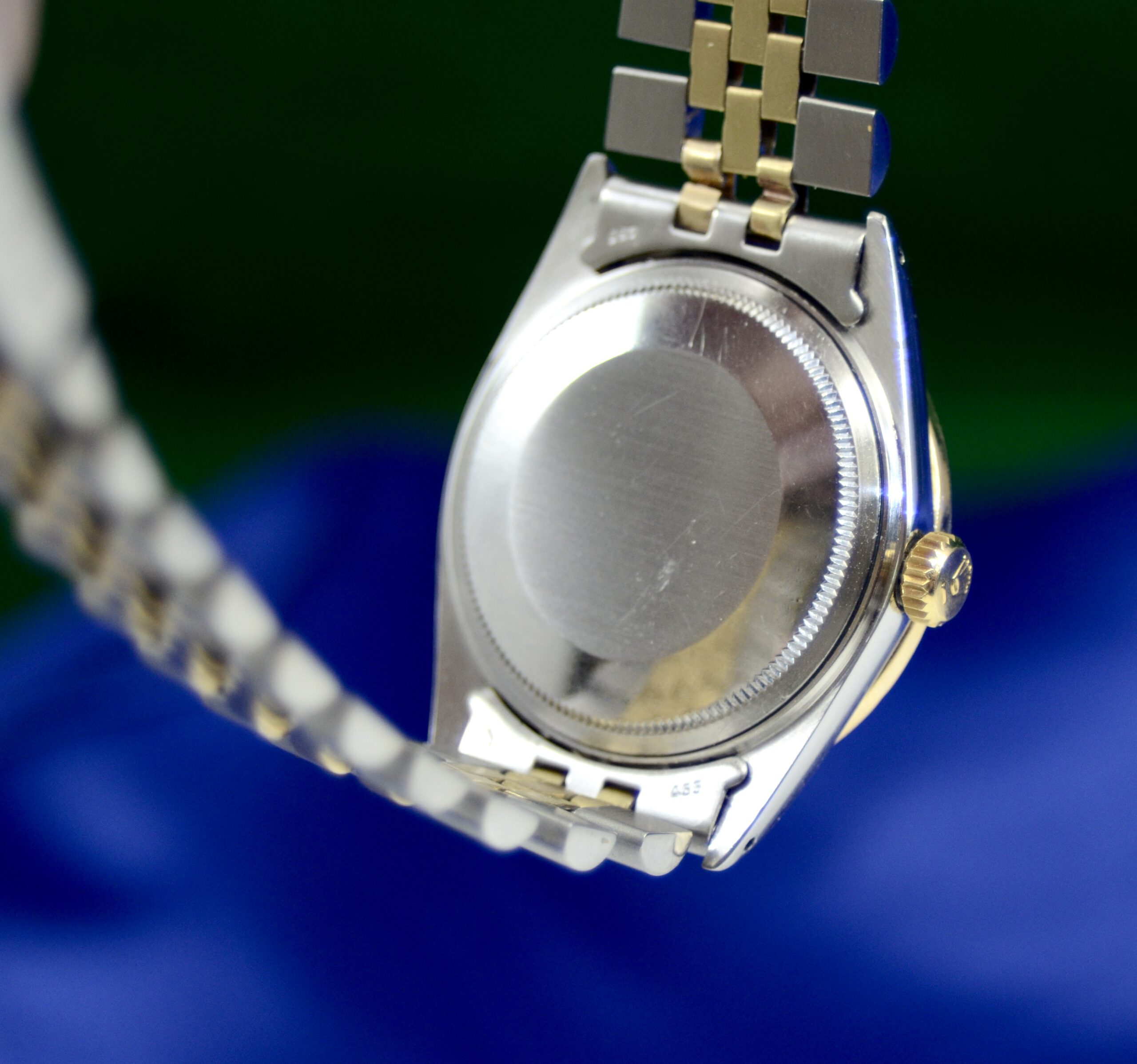 Rolex DateJust Watch 18K Yellow Gold & Stainless Steel w/Diamonds, Rubies - Image 7