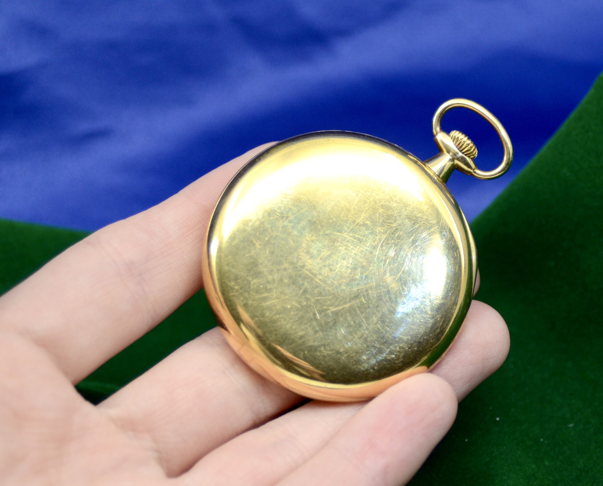 Vintage Tiffany & Co by Patek Philippe 18K Yellow Gold open face pocket watch - Image 7