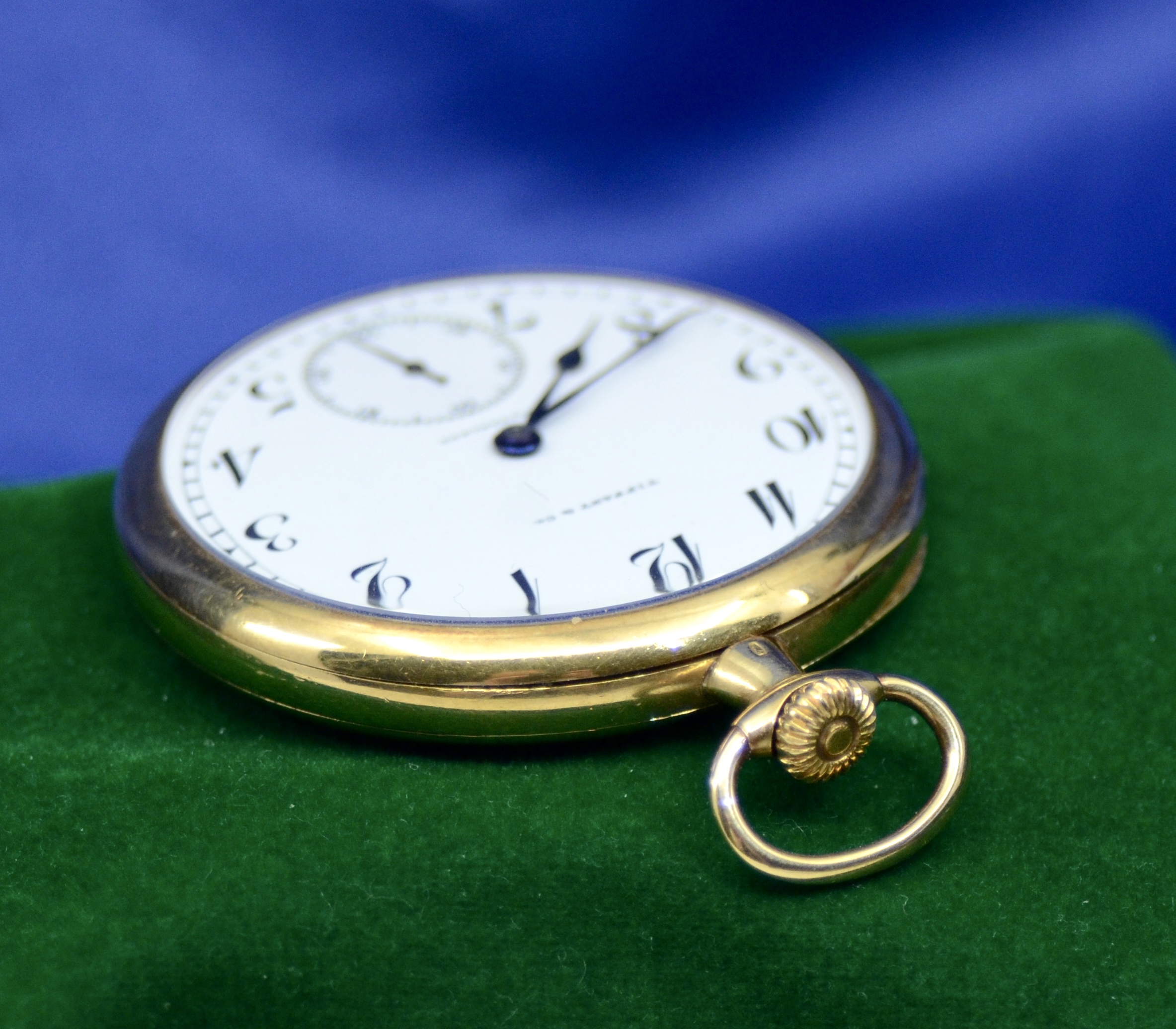 Vintage Tiffany & Co by Patek Philippe 18K Yellow Gold open face pocket watch - Image 3