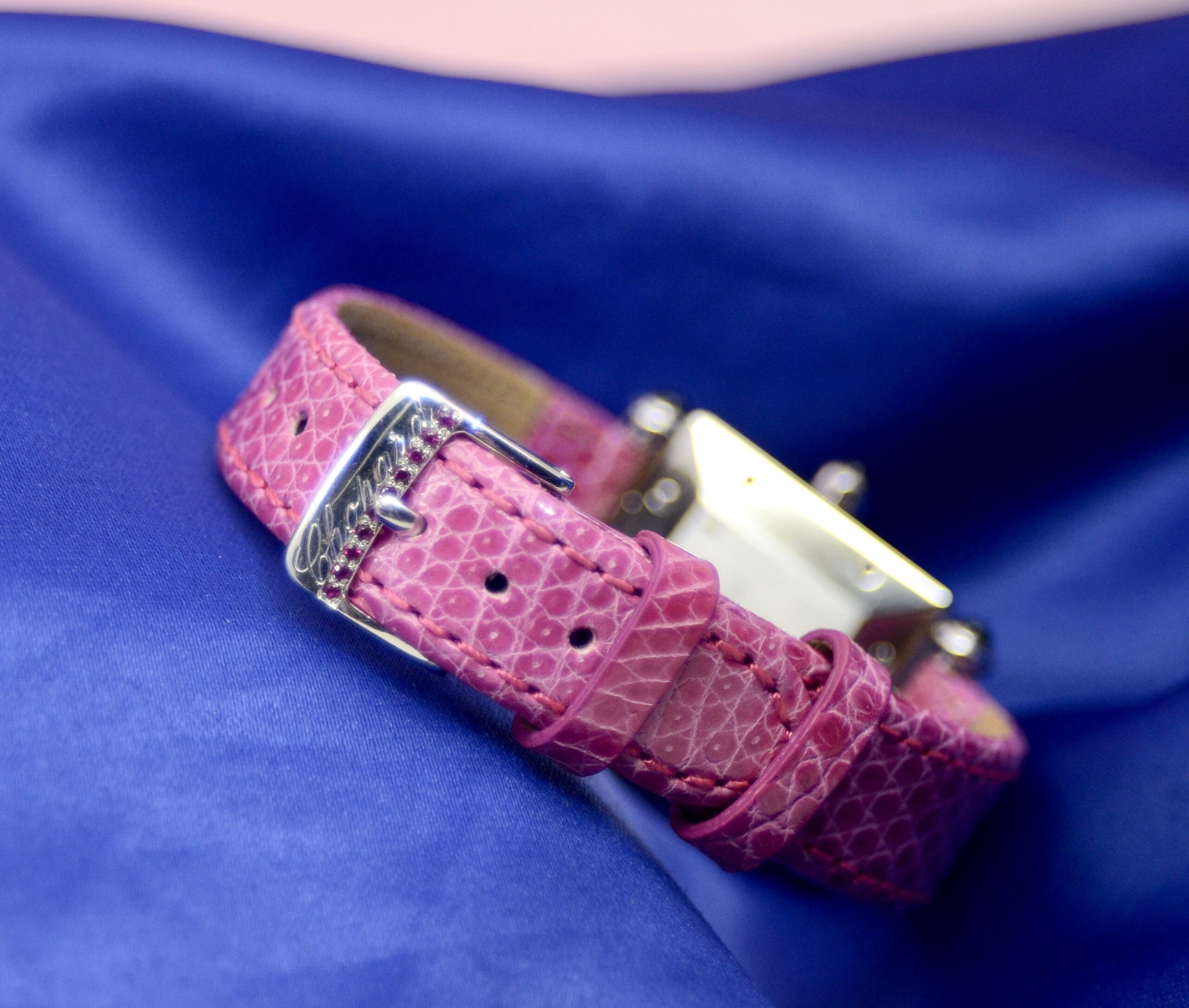 Chopard Imperiale in 18K White Gold watch with Diamonds, Rubies - Image 6