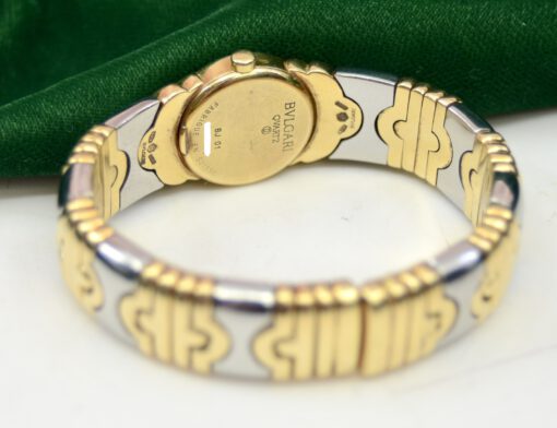 Bulgari Parentesi BJ01 18K Yellow Gold & Stainless Steel Bangle Watch - Image 8