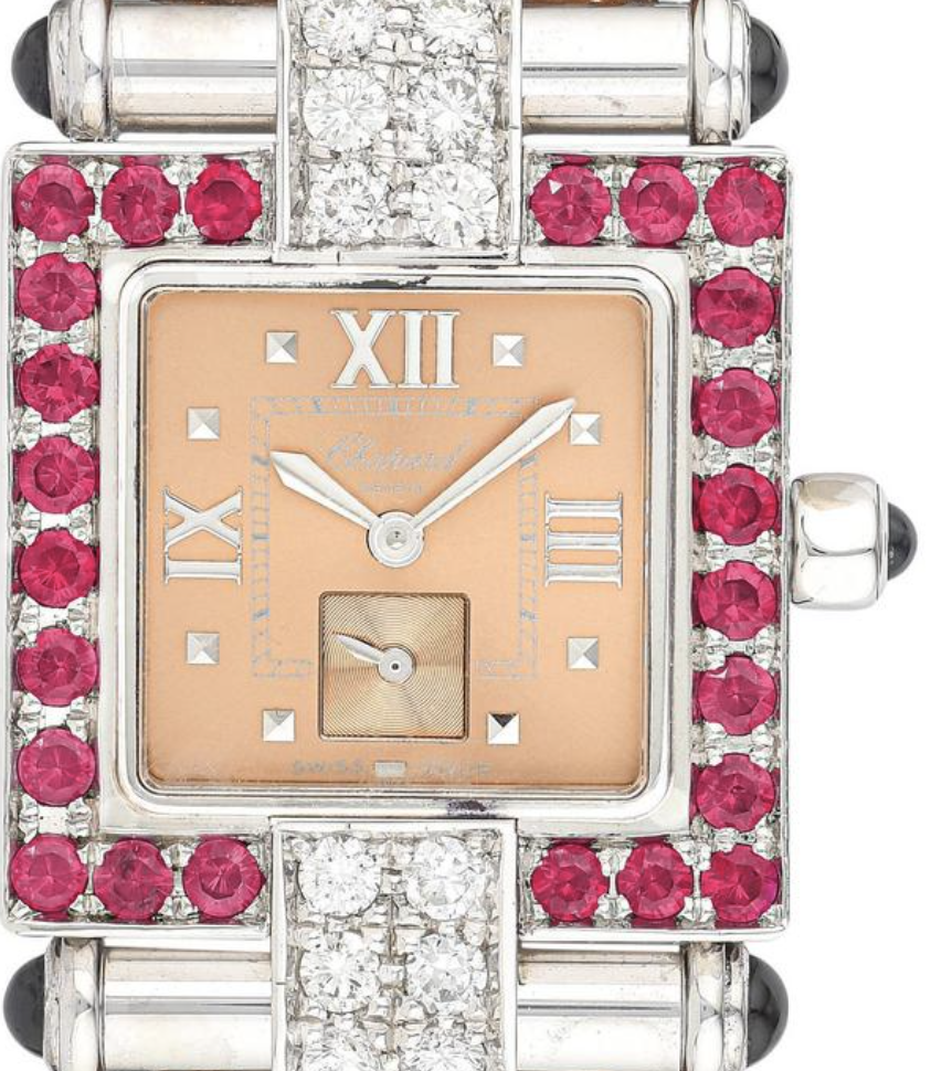 Chopard Imperiale in 18K White Gold watch with Diamonds, Rubies - Image 3