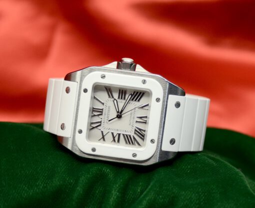 Cartier Santos 100 Automatic Stainless Steel watch Ref.2878 - Image 6