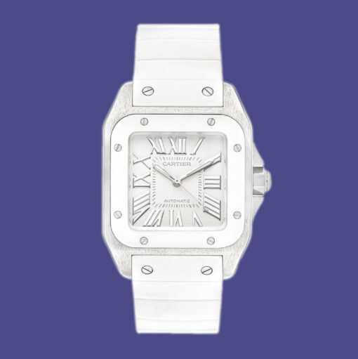 Cartier Santos 100 Automatic Stainless Steel watch Ref.2878