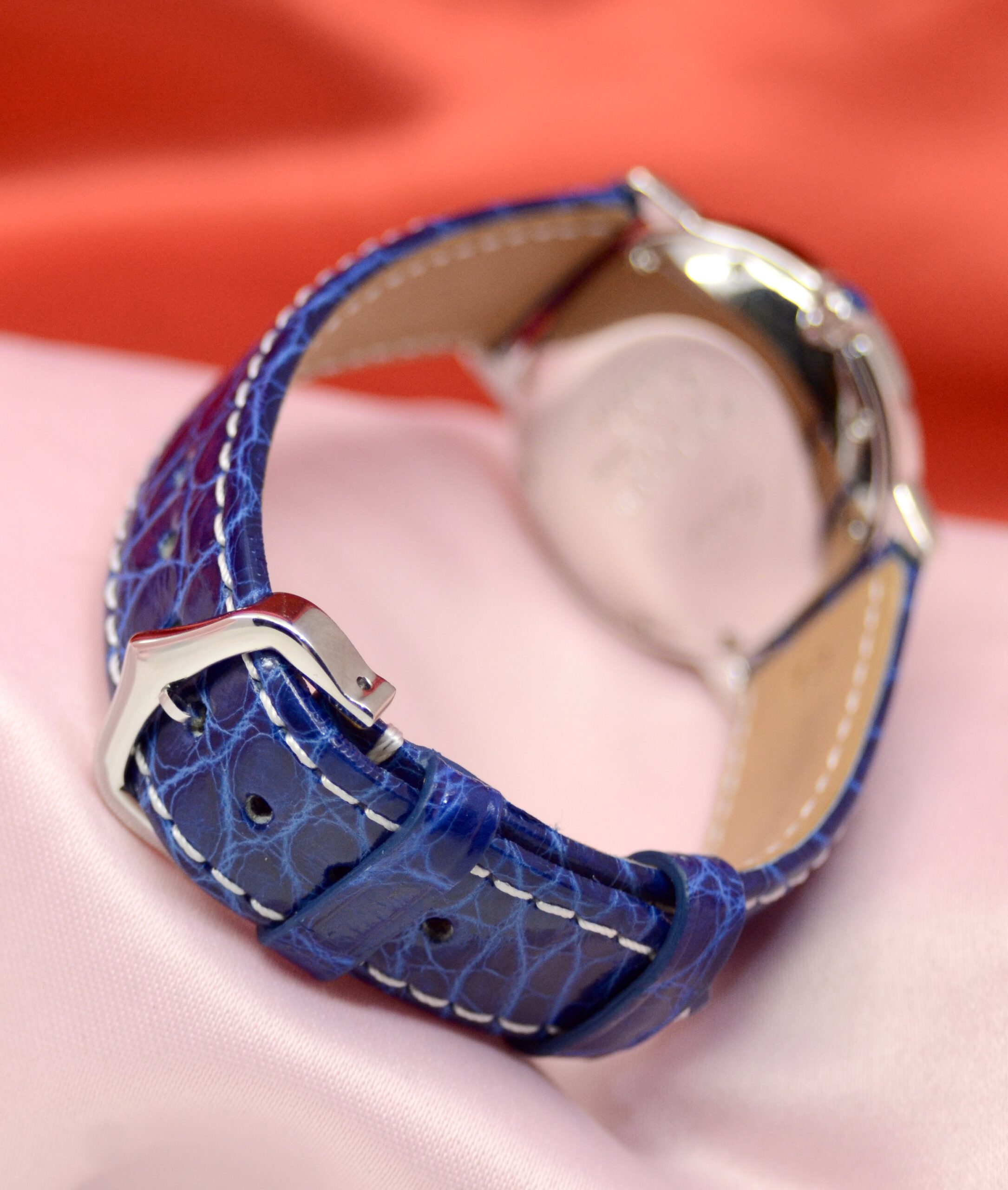 CARTIER Must De RONDE in White Gold VERMEIL watch w/Sapphires, Diamonds 1815 1 - Image 7