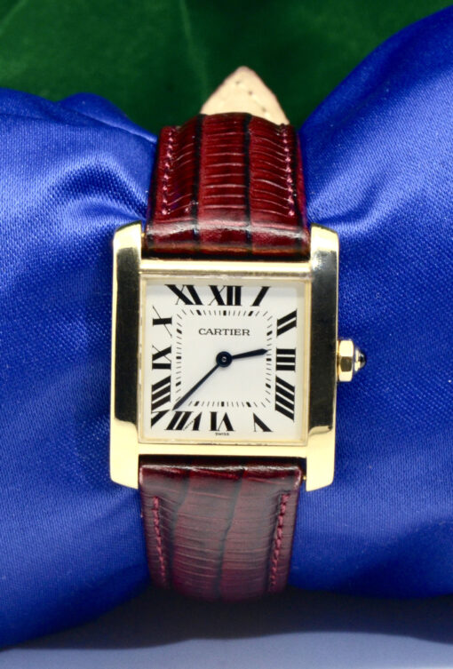 CARTIER Tank Francaise 18K Yellow Gold Quartz watch Ref.1821