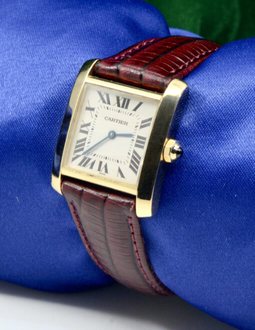 CARTIER Tank Francaise 18K Yellow Gold Quartz watch Ref.1821 - Image 3