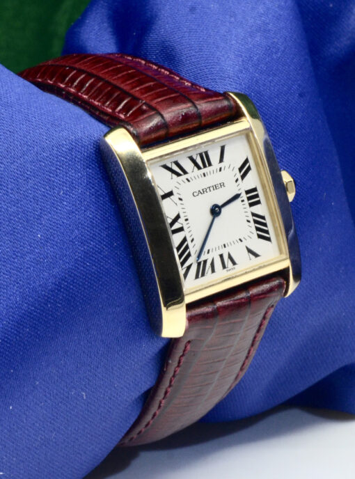 CARTIER Tank Francaise 18K Yellow Gold Quartz watch Ref.1821 - Image 4