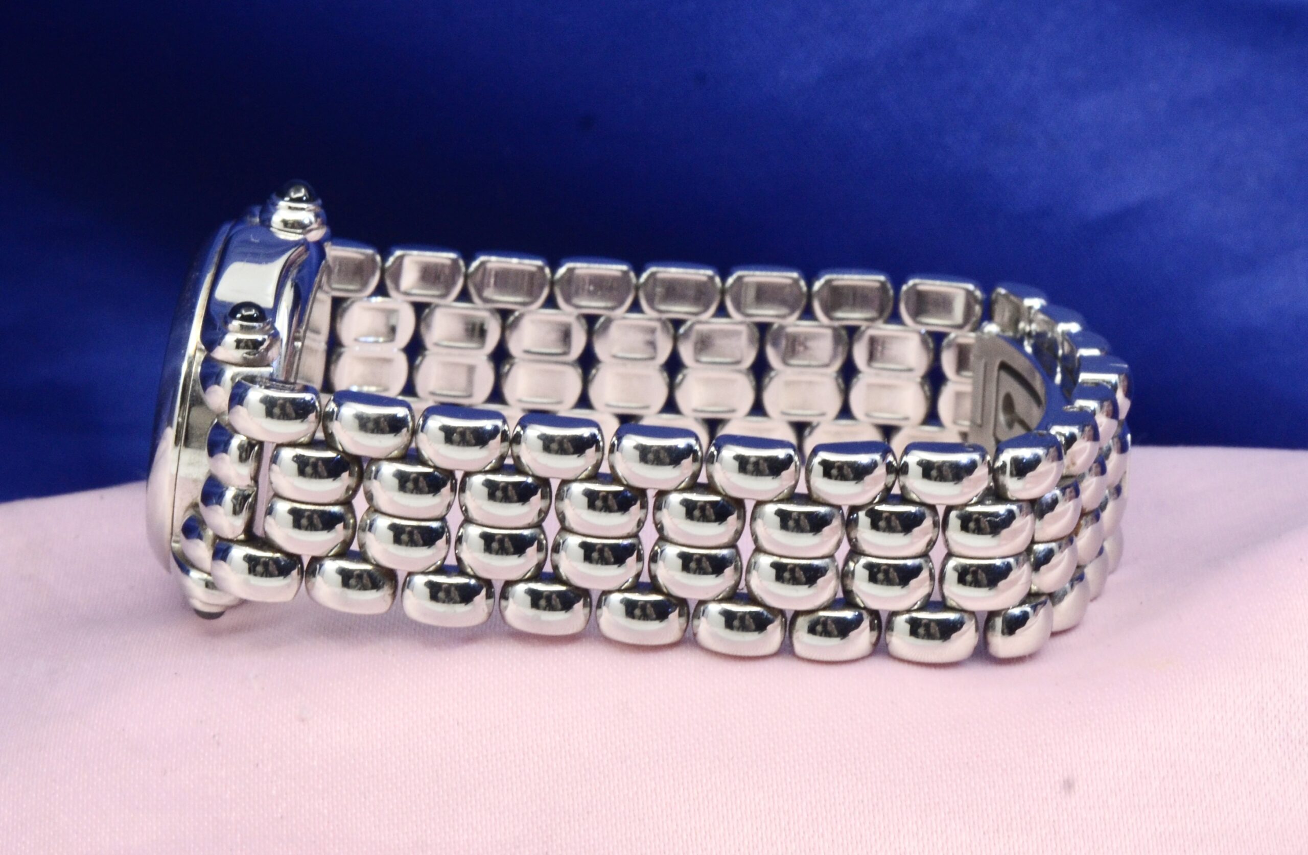 Women's Chopard Happy Sport Stainless Steel watch w/Diamonds Ref.8245 & box - Image 6