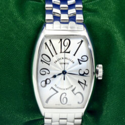 Men's Franck Muller Cintrée Curvex Stainless Steel watch Ref.5850 SC box &papers