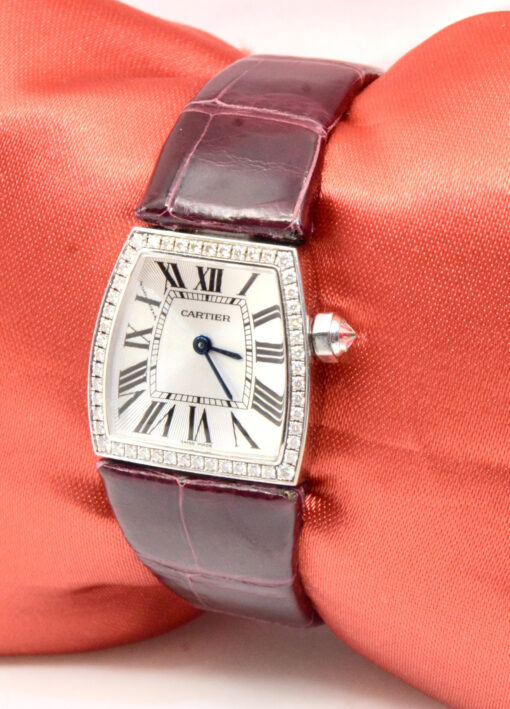 2007 Ladies CARTIER La Dona watch 18K White Gold w/Diamonds Ref.WE600351 box&papers - Image 4