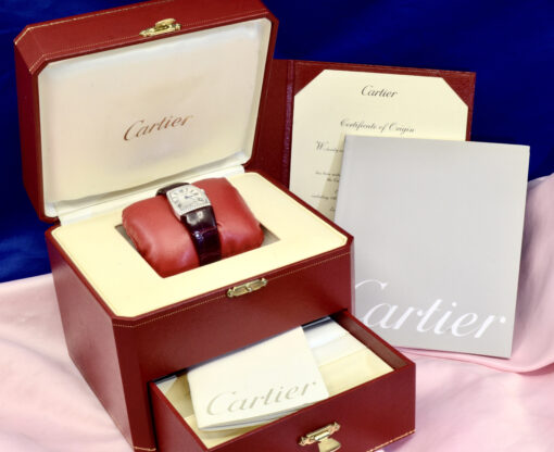 2007 Ladies CARTIER La Dona watch 18K White Gold w/Diamonds Ref.WE600351 box&papers - Image 10