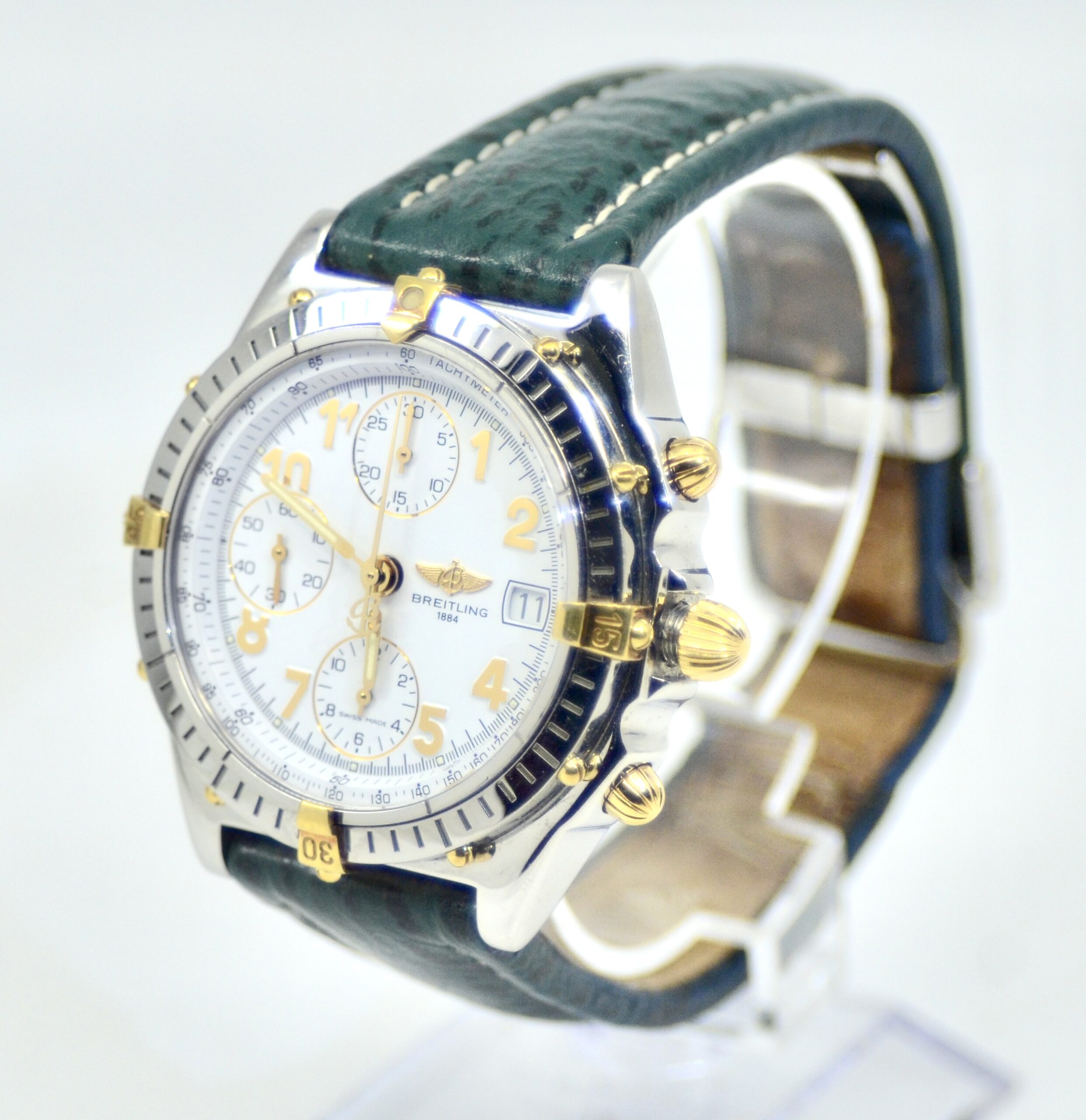 Mens' Breitling Chronomat Stainless Steel & 18K Yellow Gold Automatic watch 39mm Ref.B13050.1 - Image 2
