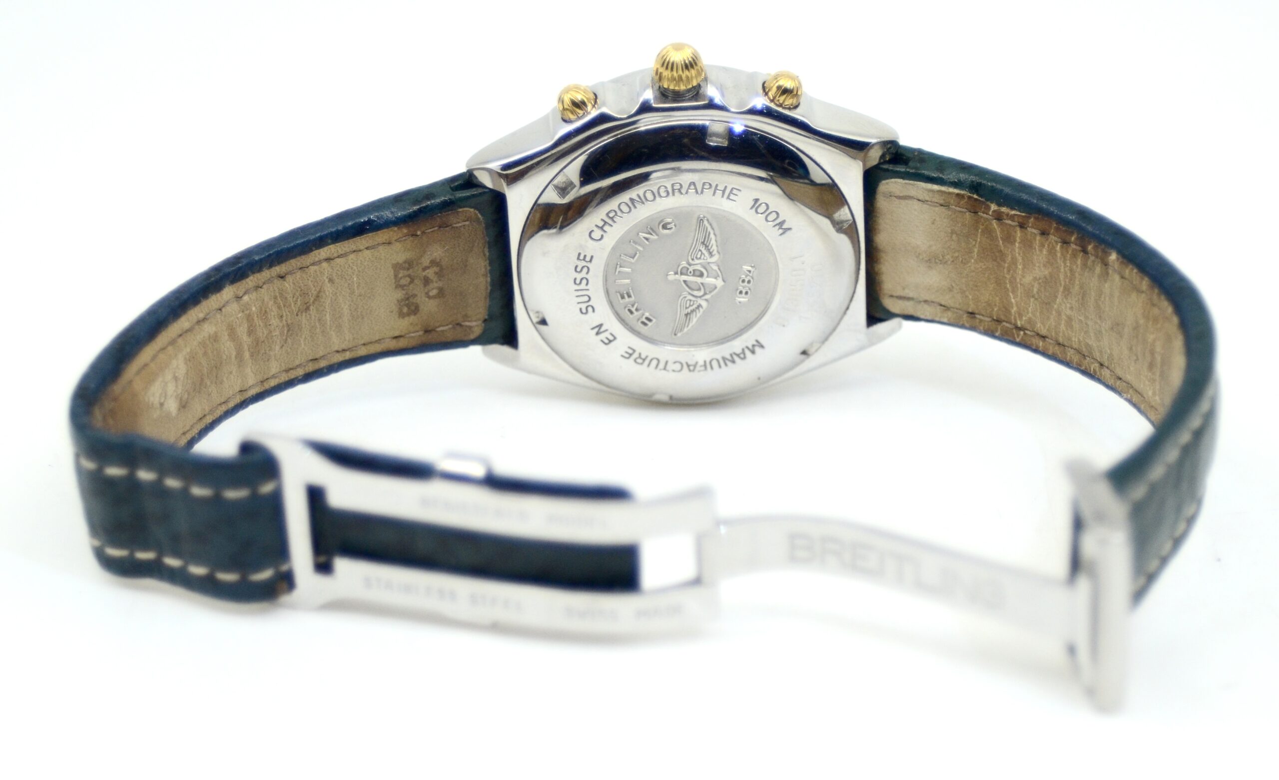 Mens' Breitling Chronomat Stainless Steel & 18K Yellow Gold Automatic watch 39mm Ref.B13050.1 - Image 10