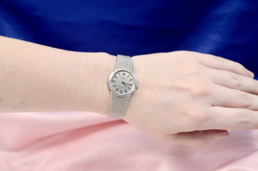 Unique Vintage Ladies' Rolex Geneve Cellini watch in 18K White Gold  50.7 GM - Image 2