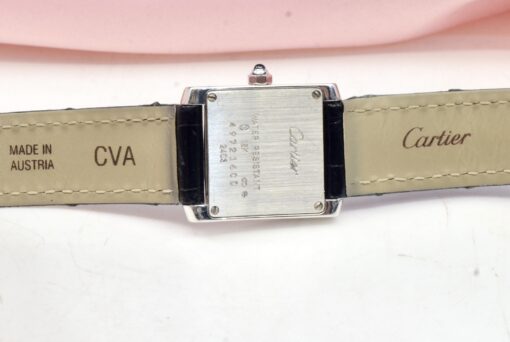 Ladies' CARTIER Tank Francaise 18K White Gold watch Ref. 2403 - Image 8