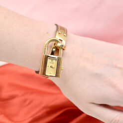 Ladies' Hermes Paris Kelly Quartz Gold-Plated watch Ref. KE1.201