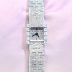 Vintage Ladies' Piaget 18K White Gold watch w/Diamonds Ref. 1018 A6