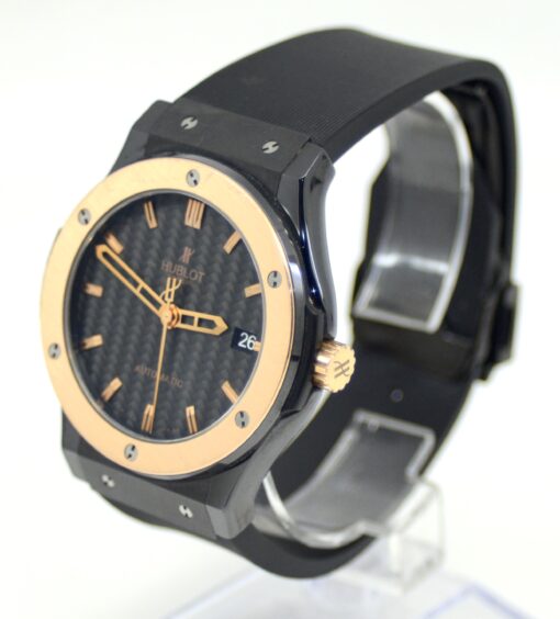 Hublot Classic Fusion in Black Ceramic & 18K Rose Gold watch Ref.542.CO.1781.RX - Image 2