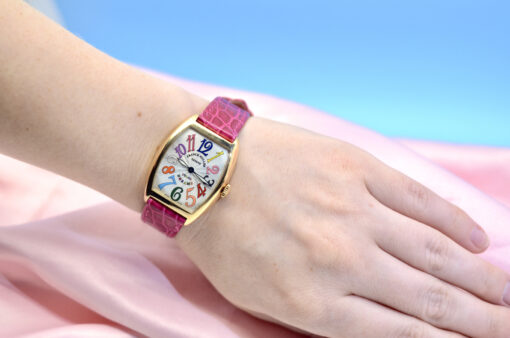 2000s Franck Muller Color Dreams Quartz watch in 18K Yellow Gold Ref.7502 QZ - Image 3