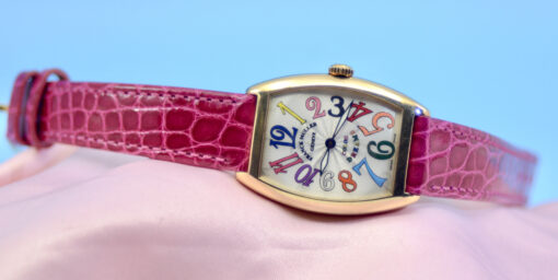 2000s Franck Muller Color Dreams Quartz watch in 18K Yellow Gold Ref.7502 QZ - Image 5