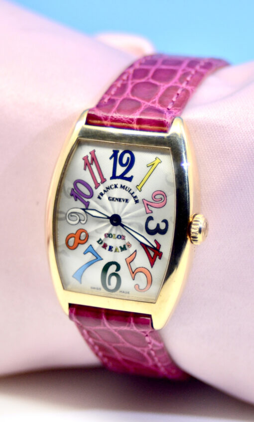 2000s Franck Muller Color Dreams Quartz watch in 18K Yellow Gold Ref.7502 QZ - Image 2