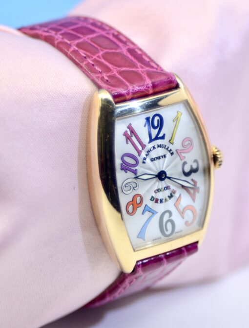 2000s Franck Muller Color Dreams Quartz watch in 18K Yellow Gold Ref.7502 QZ - Image 4