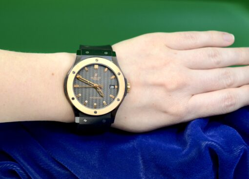 Hublot Classic Fusion in Black Ceramic & 18K Rose Gold watch Ref.542.CO.1781.RX - Image 4