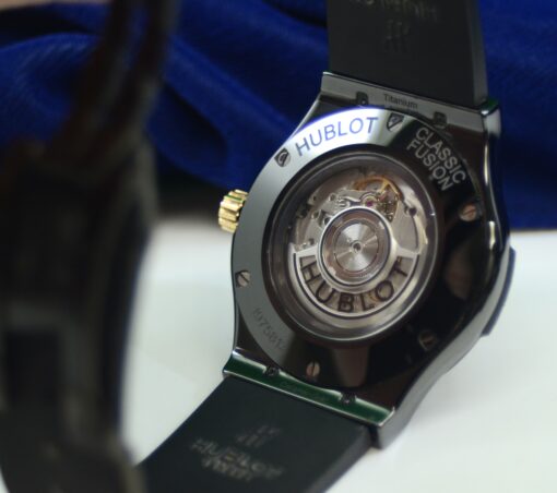 Hublot Classic Fusion in Black Ceramic & 18K Rose Gold watch Ref.542.CO.1781.RX - Image 5