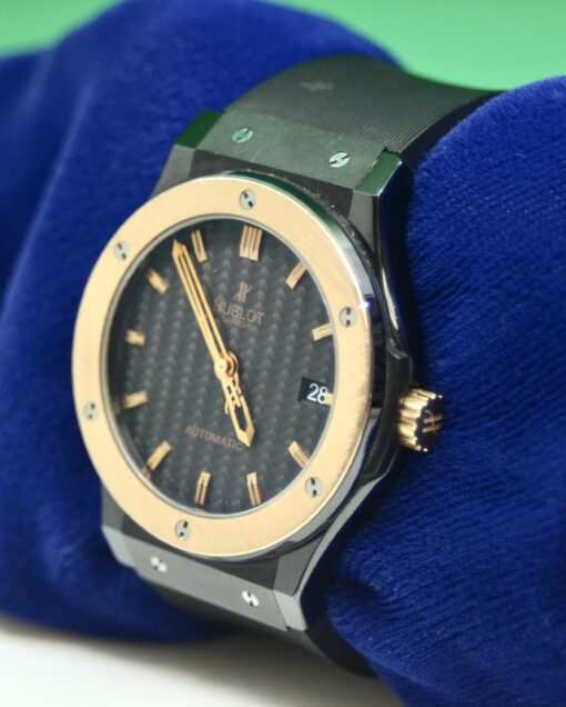 Hublot Classic Fusion in Black Ceramic & 18K Rose Gold watch Ref.542.CO.1781.RX - Image 8