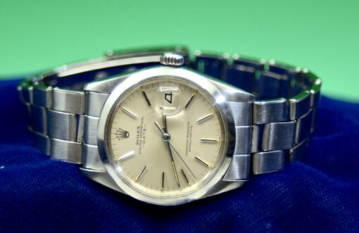 Men's Rolex Oyster Perpetual Date Stainless Steel Watch Ref.1500 34mm - Image 6