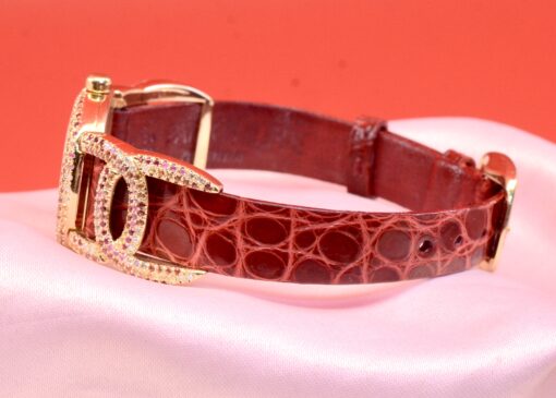 Patek Philippe Ellipse 18K Yellow Gold Quartz watch Ref. 4830 with Diamonds,Rubies,Sapphires - Image 10